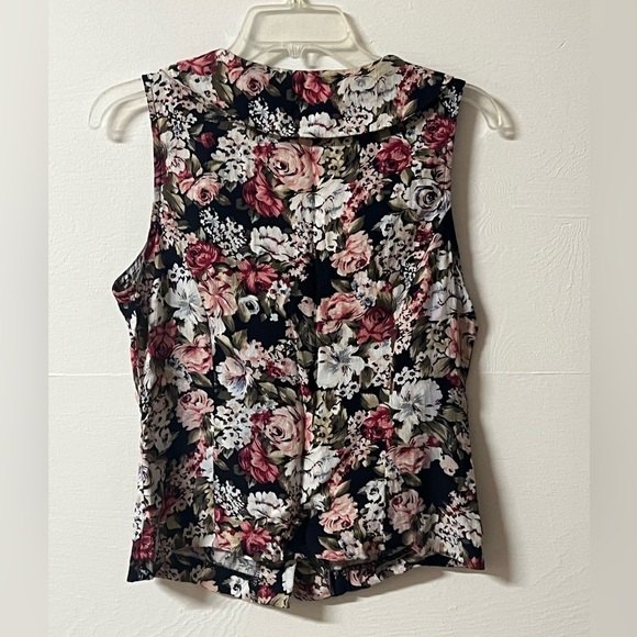 Vintage Rampage Floral Vest Romantic Western Cottagecore Size M - Picture 6 of 8